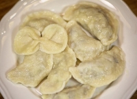 Домашние вареники с тофу и картошкой