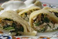 Вареники с крапивой и грибами